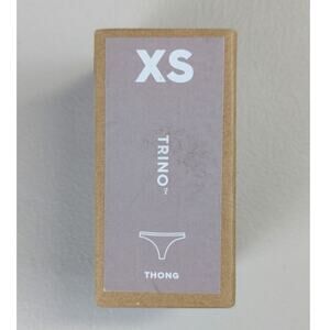 NWT allbirds Trino Thong Underwear Panties Womens XS Muted Wool Blend